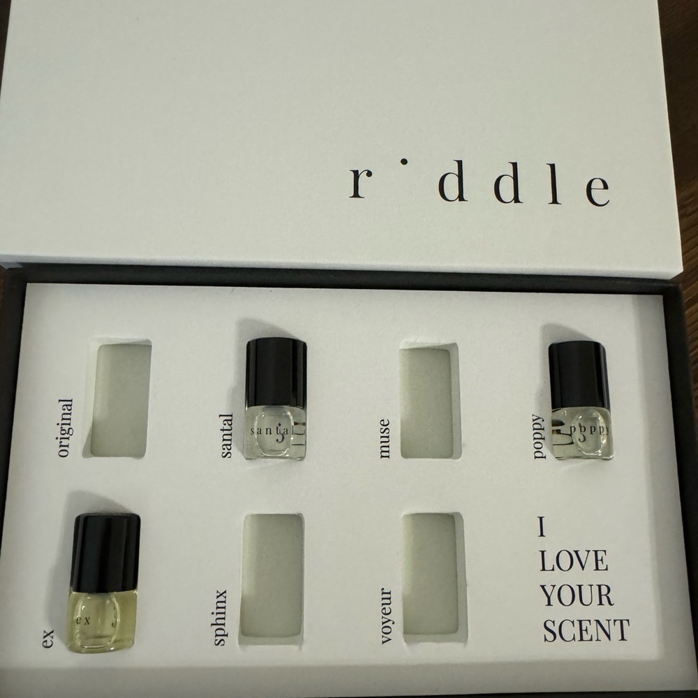 Riddle Oil 1ml Poppy, Santal & Ex